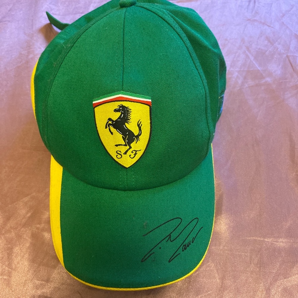 Felipe Massa signed original Ferrari cap
